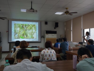 新竹處相關工程人員學習蜻蜓生態情形